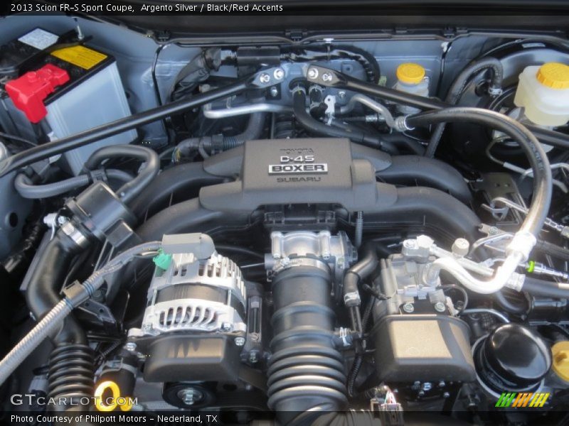  2013 FR-S Sport Coupe Engine - 2.0 Liter DOHC 16-Valve VVT D-4S Flat 4 Cylinder