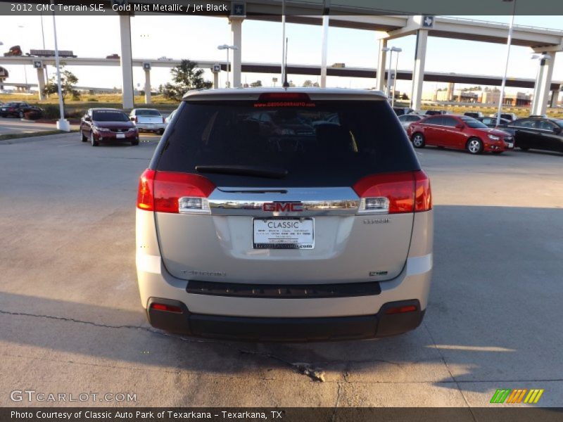 Gold Mist Metallic / Jet Black 2012 GMC Terrain SLE