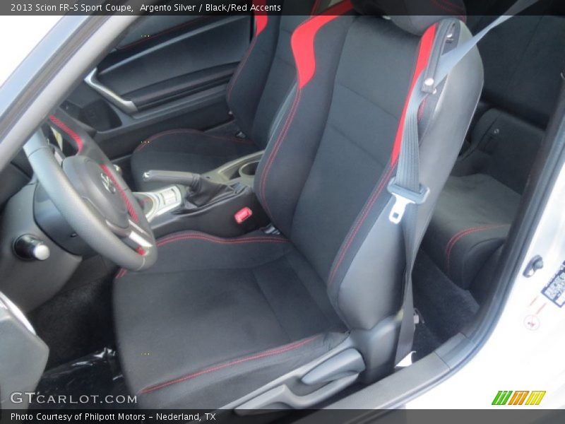Front Seat of 2013 FR-S Sport Coupe