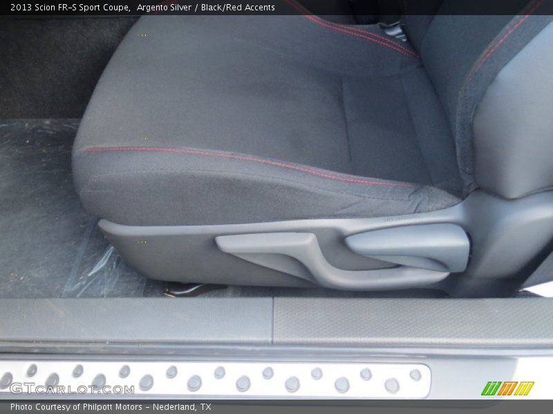 Argento Silver / Black/Red Accents 2013 Scion FR-S Sport Coupe