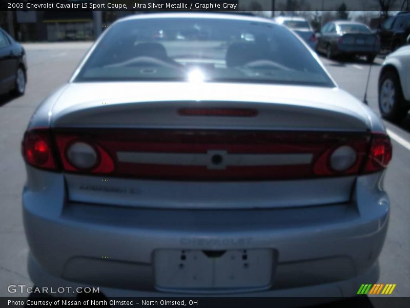 Ultra Silver Metallic / Graphite Gray 2003 Chevrolet Cavalier LS Sport Coupe
