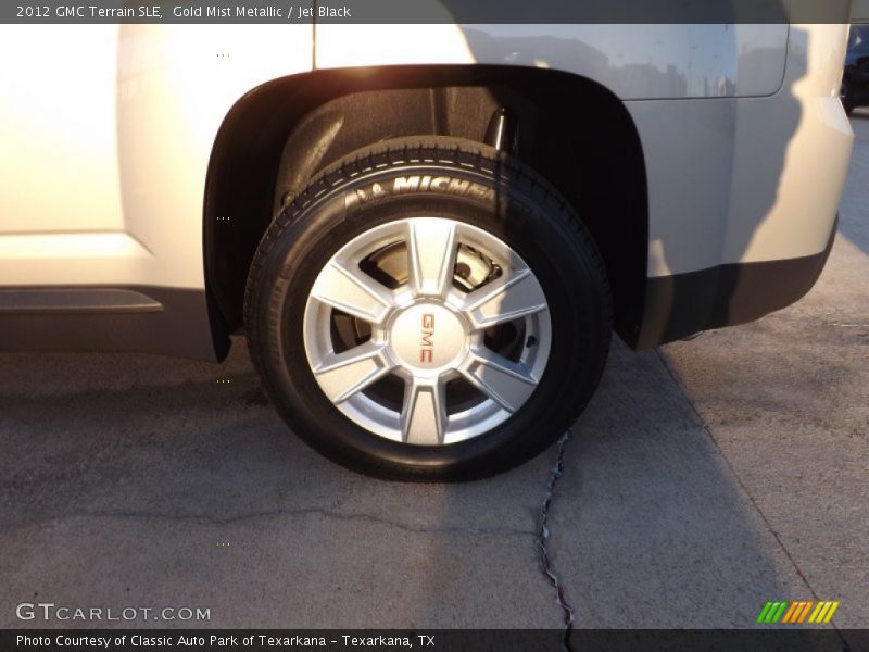 Gold Mist Metallic / Jet Black 2012 GMC Terrain SLE