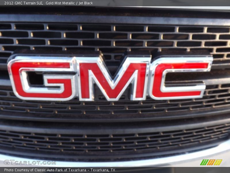 Gold Mist Metallic / Jet Black 2012 GMC Terrain SLE