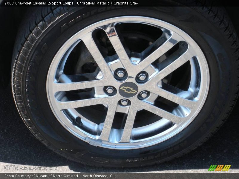 Ultra Silver Metallic / Graphite Gray 2003 Chevrolet Cavalier LS Sport Coupe