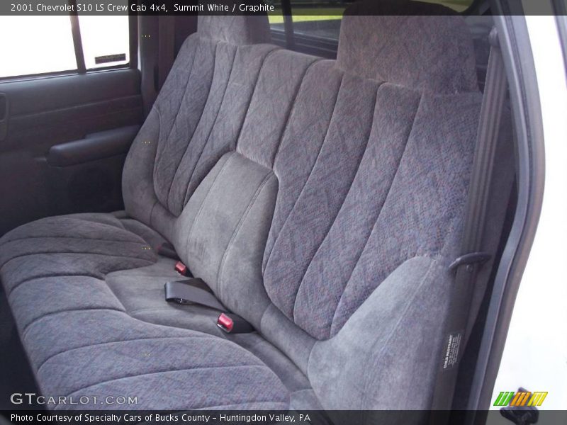 Summit White / Graphite 2001 Chevrolet S10 LS Crew Cab 4x4