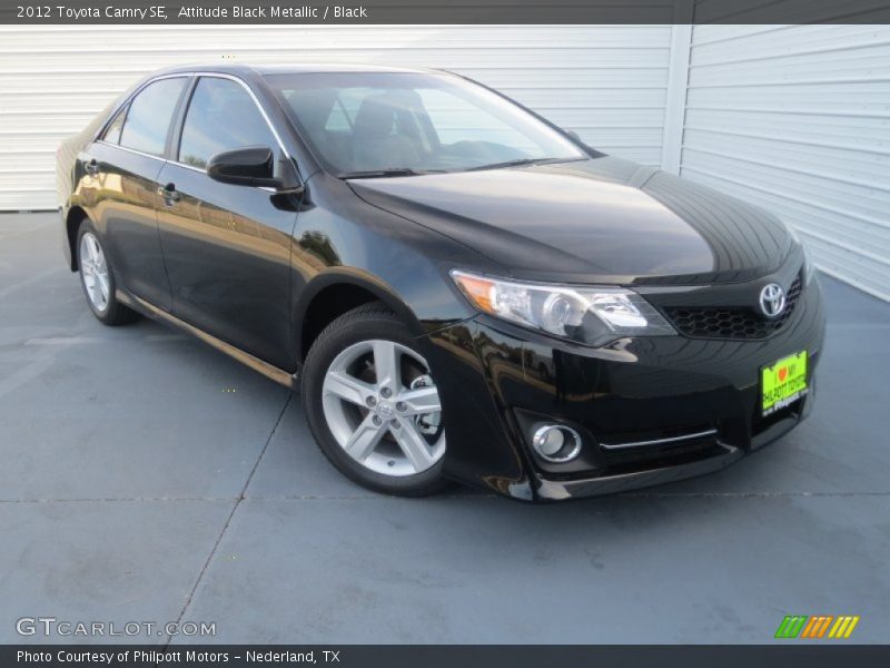 Attitude Black Metallic / Black 2012 Toyota Camry SE