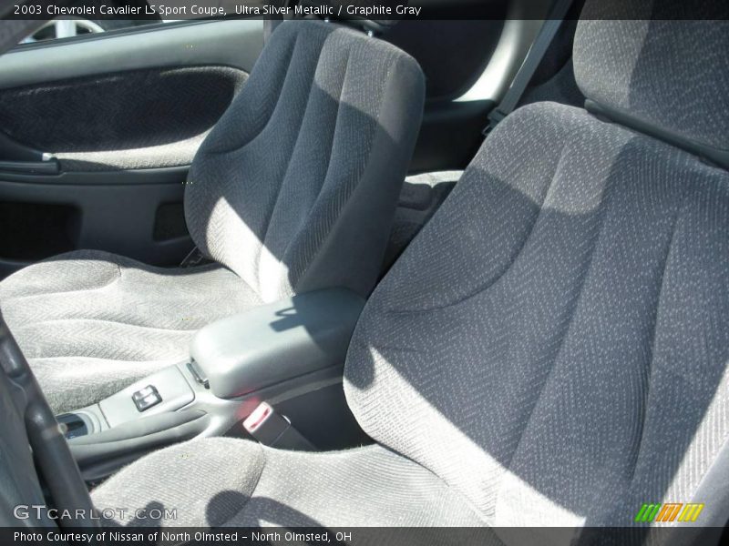 Ultra Silver Metallic / Graphite Gray 2003 Chevrolet Cavalier LS Sport Coupe