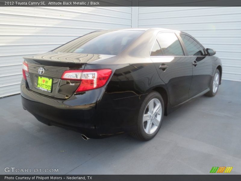 Attitude Black Metallic / Black 2012 Toyota Camry SE