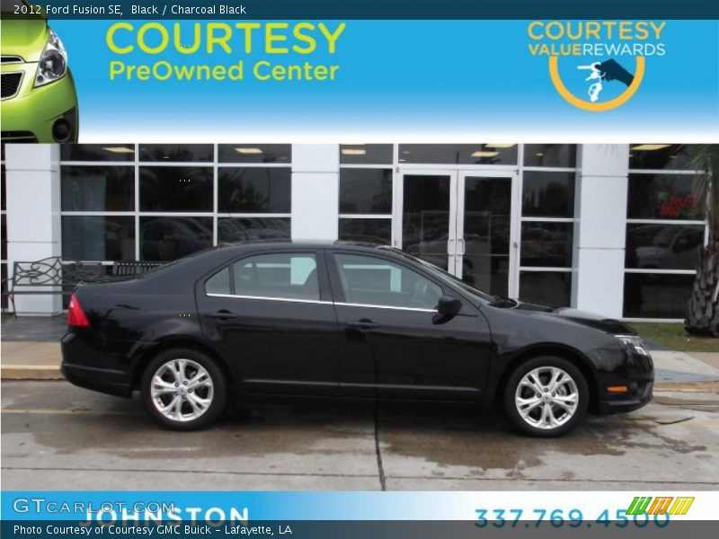 Black / Charcoal Black 2012 Ford Fusion SE