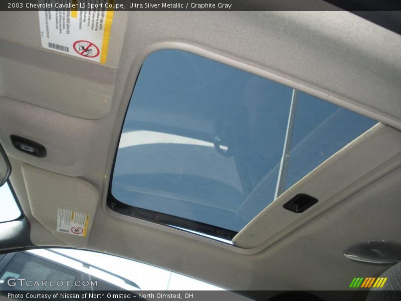 Ultra Silver Metallic / Graphite Gray 2003 Chevrolet Cavalier LS Sport Coupe