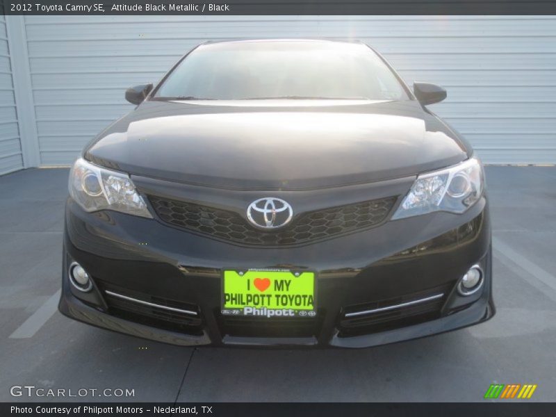 Attitude Black Metallic / Black 2012 Toyota Camry SE