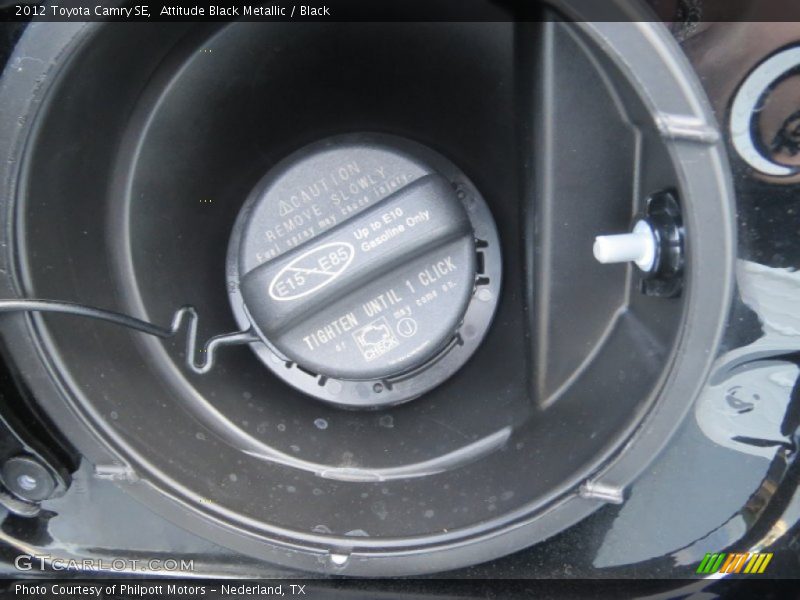 Attitude Black Metallic / Black 2012 Toyota Camry SE