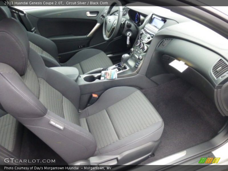Circuit Silver / Black Cloth 2013 Hyundai Genesis Coupe 2.0T