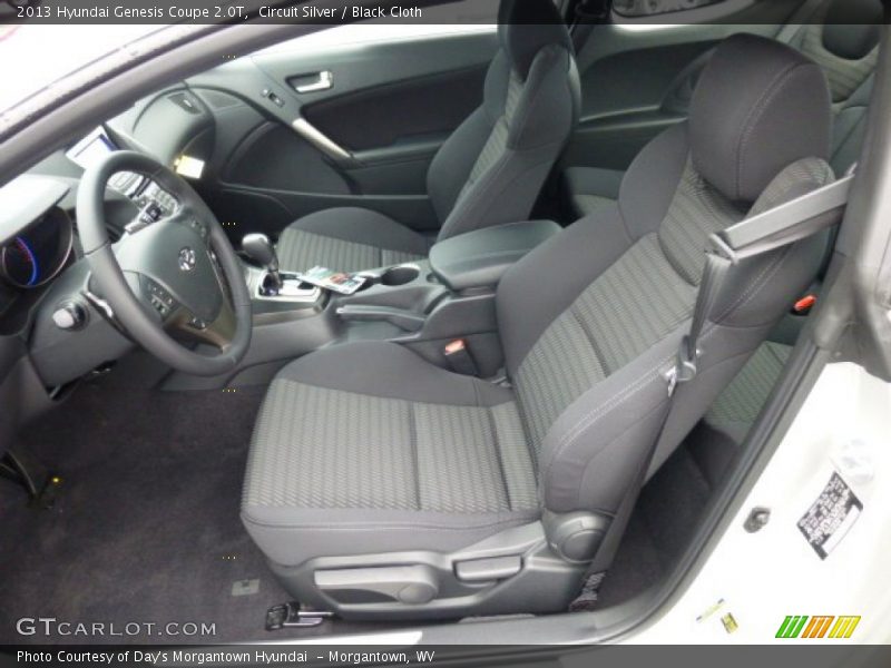 Front Seat of 2013 Genesis Coupe 2.0T