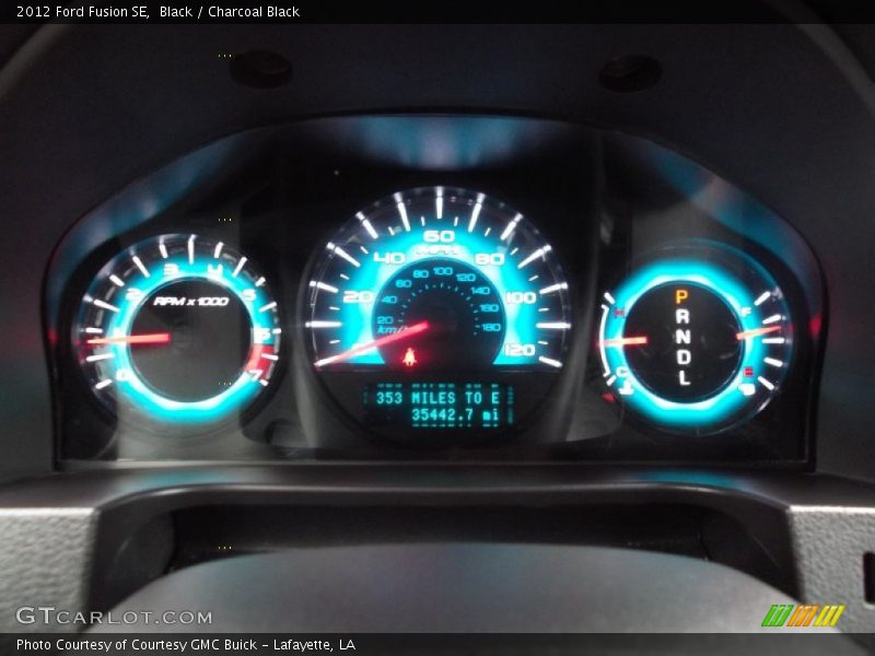 Black / Charcoal Black 2012 Ford Fusion SE