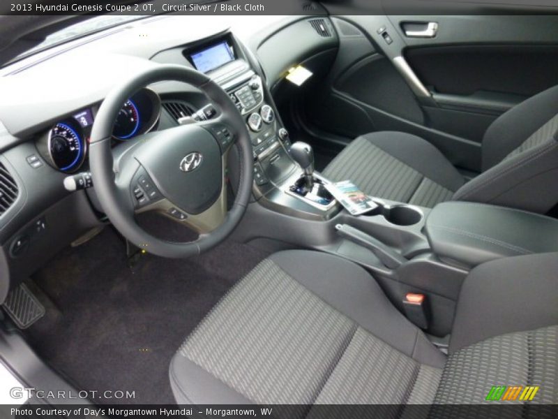 Circuit Silver / Black Cloth 2013 Hyundai Genesis Coupe 2.0T