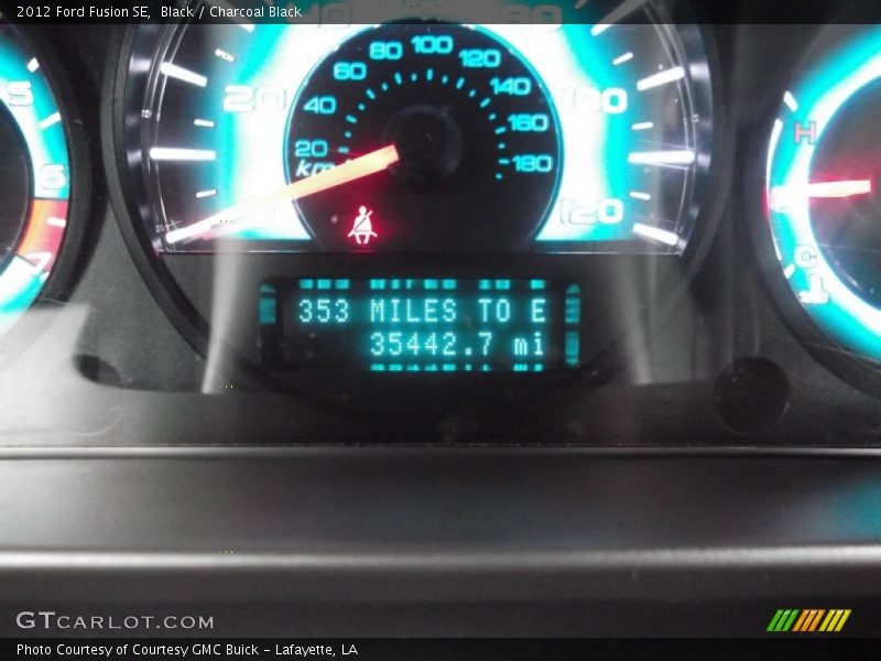 Black / Charcoal Black 2012 Ford Fusion SE