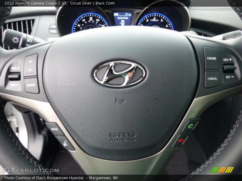 Circuit Silver / Black Cloth 2013 Hyundai Genesis Coupe 2.0T