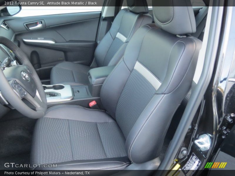 Attitude Black Metallic / Black 2012 Toyota Camry SE