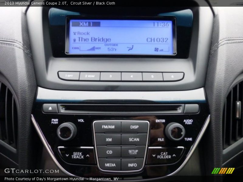 Circuit Silver / Black Cloth 2013 Hyundai Genesis Coupe 2.0T