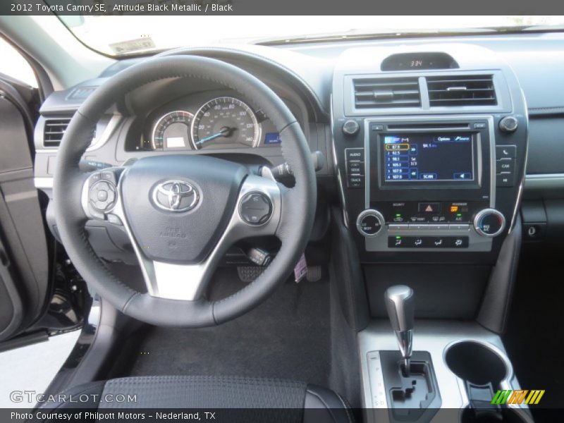 Attitude Black Metallic / Black 2012 Toyota Camry SE