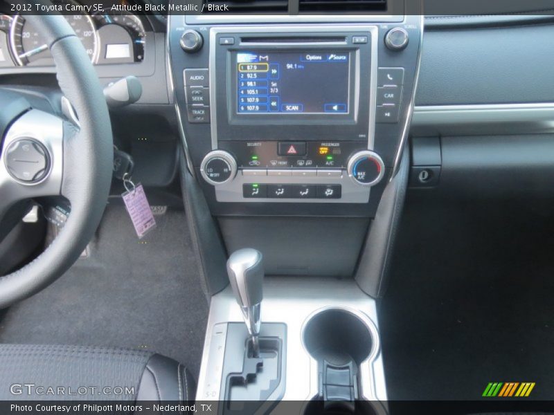 Attitude Black Metallic / Black 2012 Toyota Camry SE