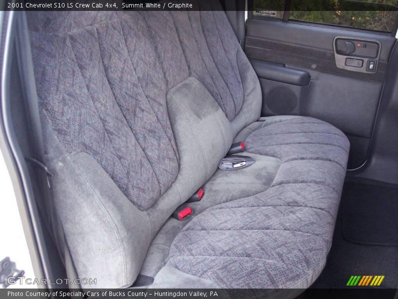Summit White / Graphite 2001 Chevrolet S10 LS Crew Cab 4x4