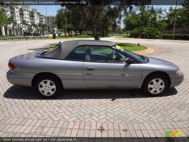 Light Iris Pearl / Gray 1997 Chrysler Sebring JX Convertible