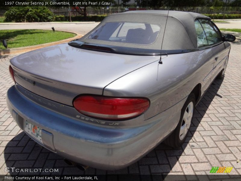 Light Iris Pearl / Gray 1997 Chrysler Sebring JX Convertible