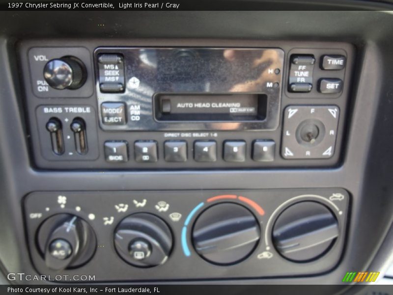Controls of 1997 Sebring JX Convertible