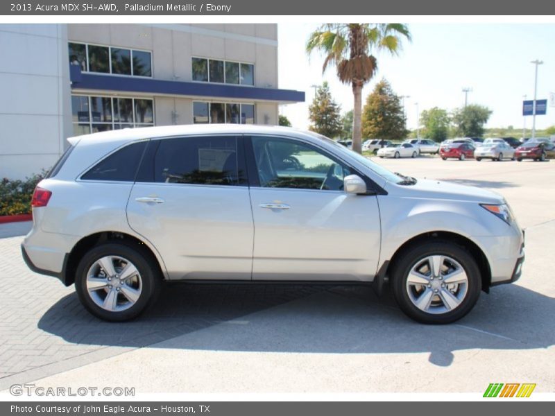 Palladium Metallic / Ebony 2013 Acura MDX SH-AWD