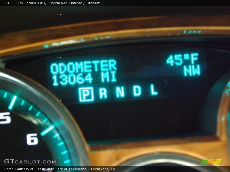 Crystal Red Tintcoat / Titanium 2012 Buick Enclave FWD
