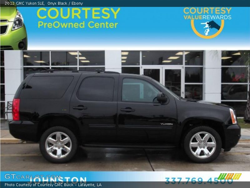 Onyx Black / Ebony 2012 GMC Yukon SLE