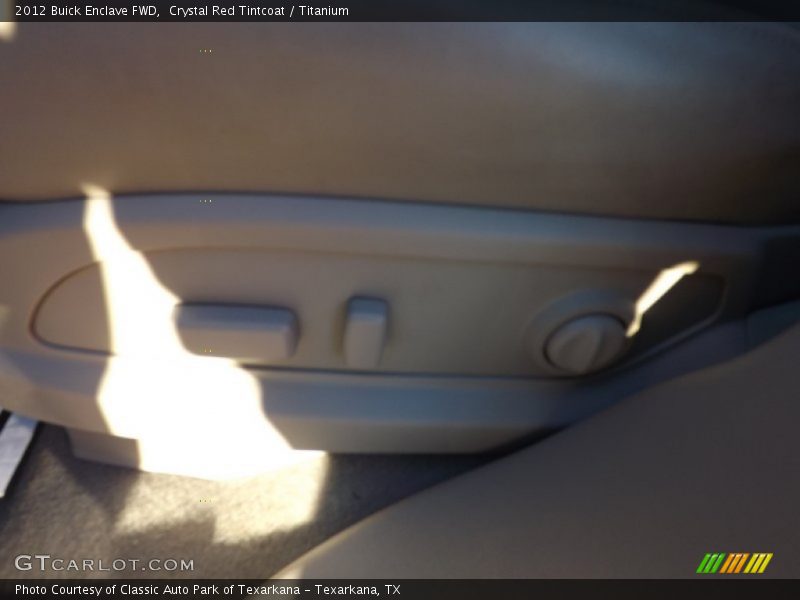 Crystal Red Tintcoat / Titanium 2012 Buick Enclave FWD