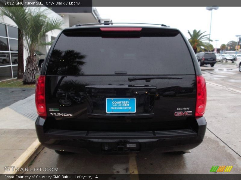 Onyx Black / Ebony 2012 GMC Yukon SLE