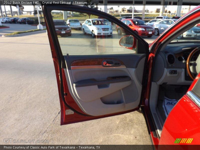 Crystal Red Tintcoat / Titanium 2012 Buick Enclave FWD
