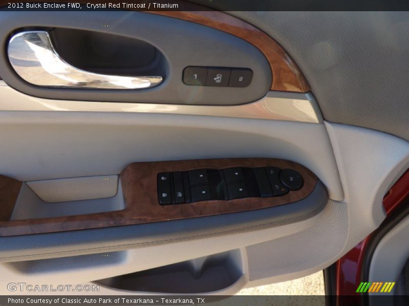 Crystal Red Tintcoat / Titanium 2012 Buick Enclave FWD