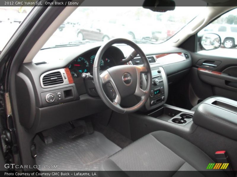 Ebony Interior - 2012 Yukon SLE 