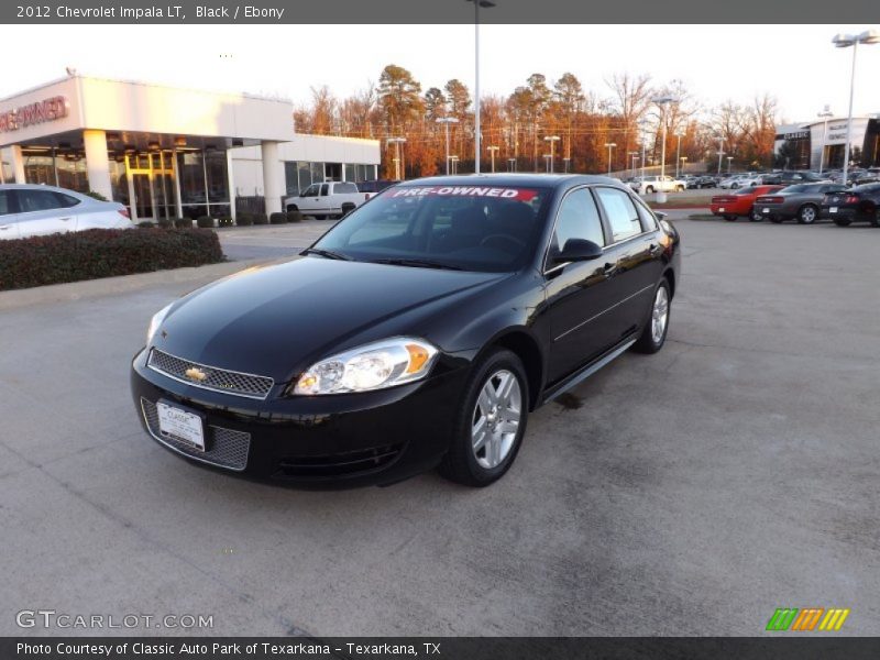 Black / Ebony 2012 Chevrolet Impala LT