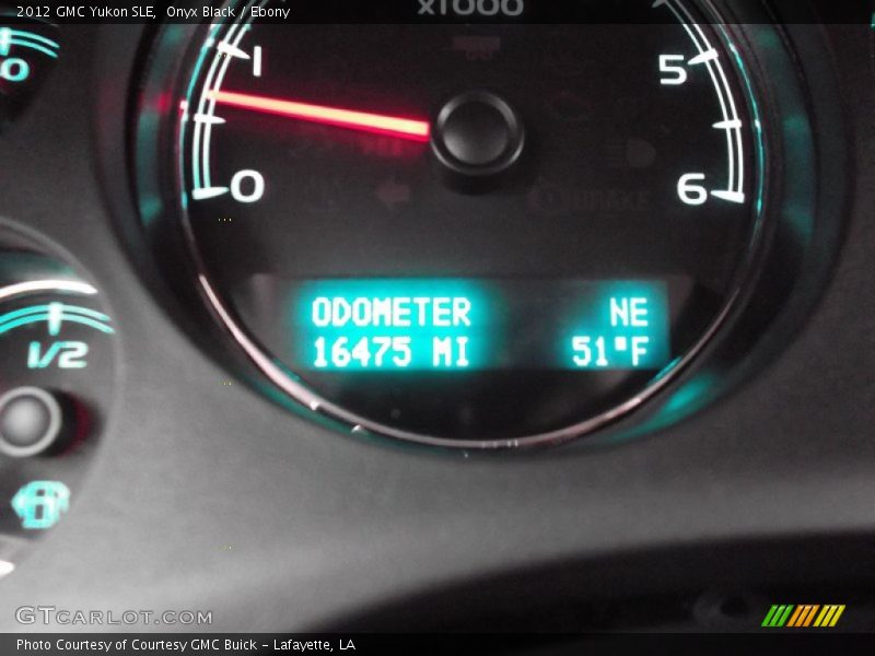 Onyx Black / Ebony 2012 GMC Yukon SLE