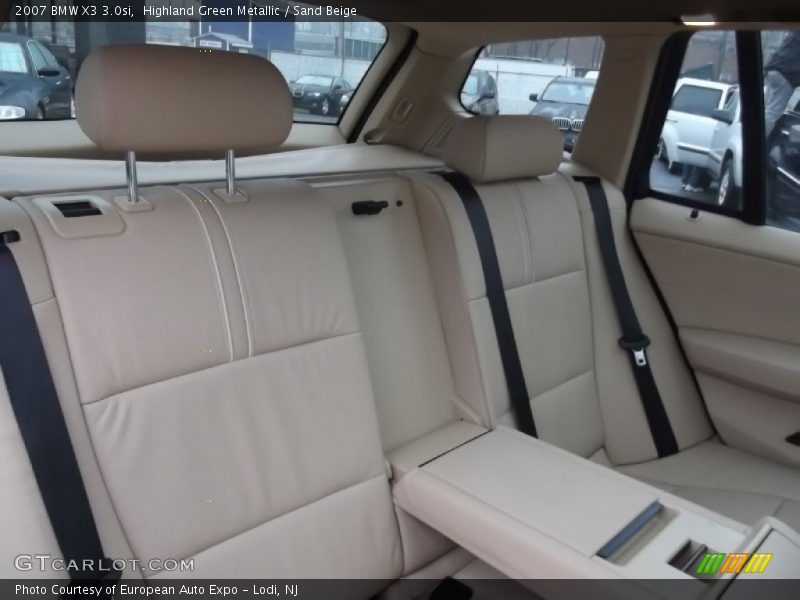 Highland Green Metallic / Sand Beige 2007 BMW X3 3.0si
