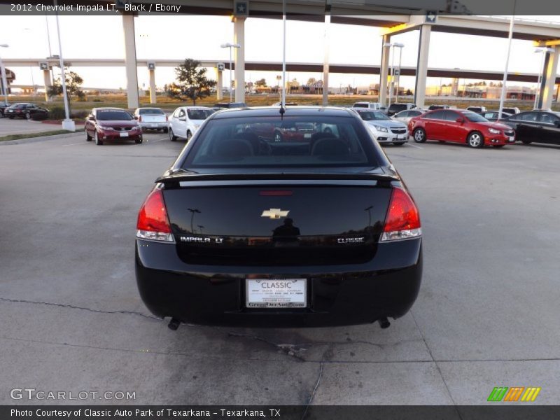 Black / Ebony 2012 Chevrolet Impala LT