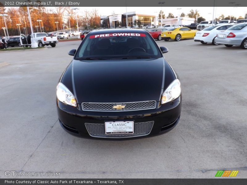 Black / Ebony 2012 Chevrolet Impala LT
