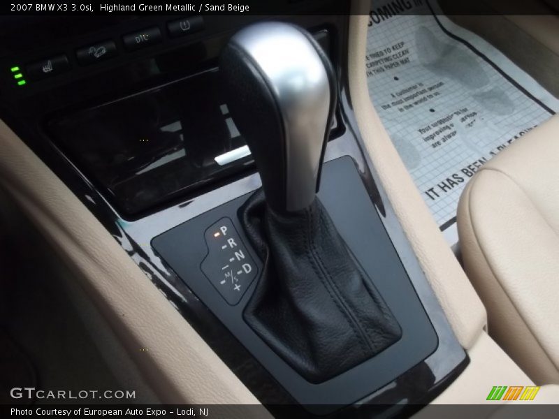 Highland Green Metallic / Sand Beige 2007 BMW X3 3.0si
