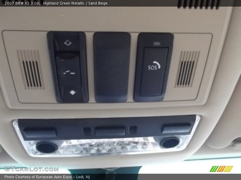 Highland Green Metallic / Sand Beige 2007 BMW X3 3.0si