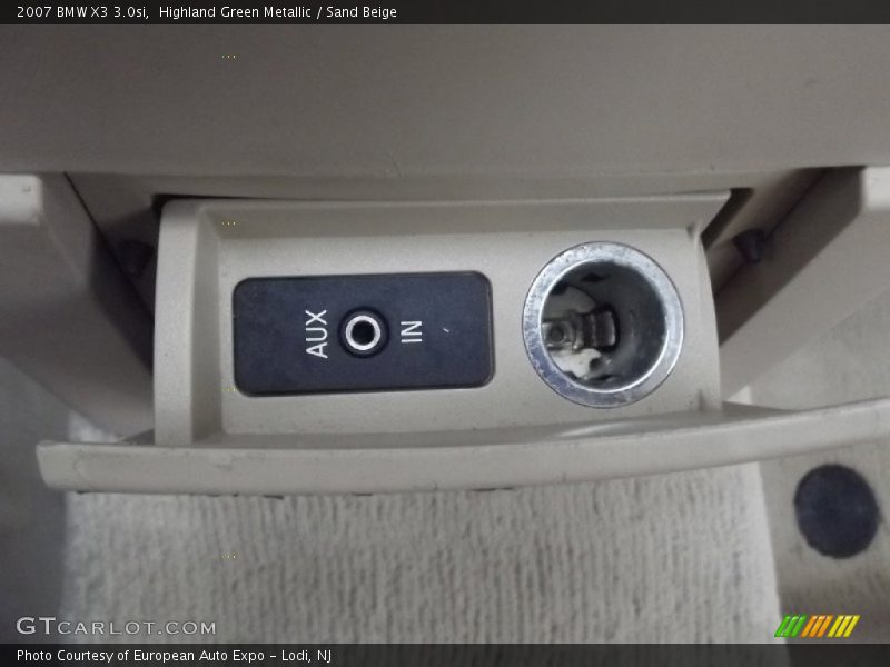 Highland Green Metallic / Sand Beige 2007 BMW X3 3.0si