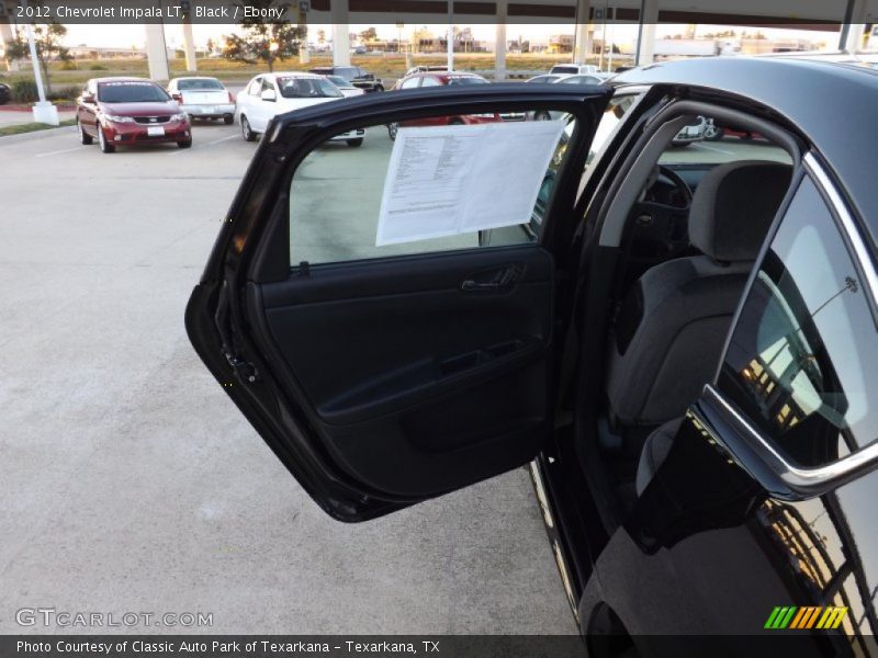 Black / Ebony 2012 Chevrolet Impala LT