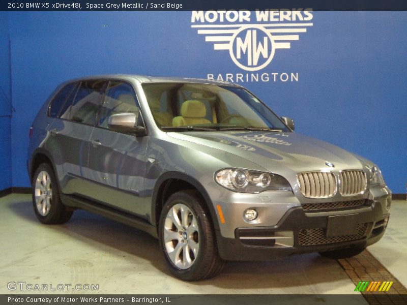 Space Grey Metallic / Sand Beige 2010 BMW X5 xDrive48i