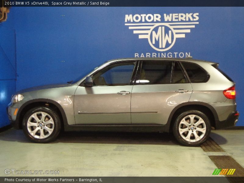 Space Grey Metallic / Sand Beige 2010 BMW X5 xDrive48i