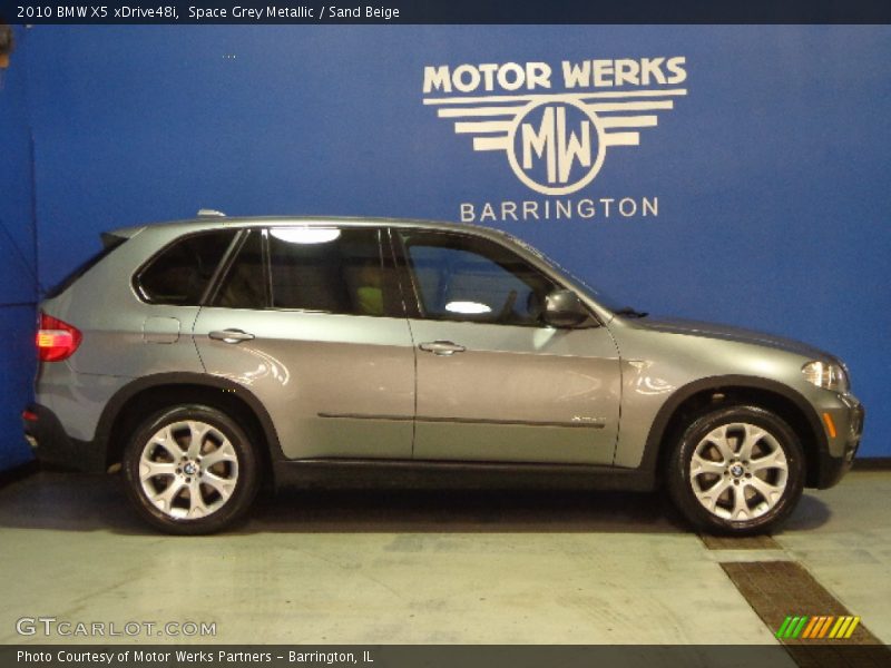 Space Grey Metallic / Sand Beige 2010 BMW X5 xDrive48i